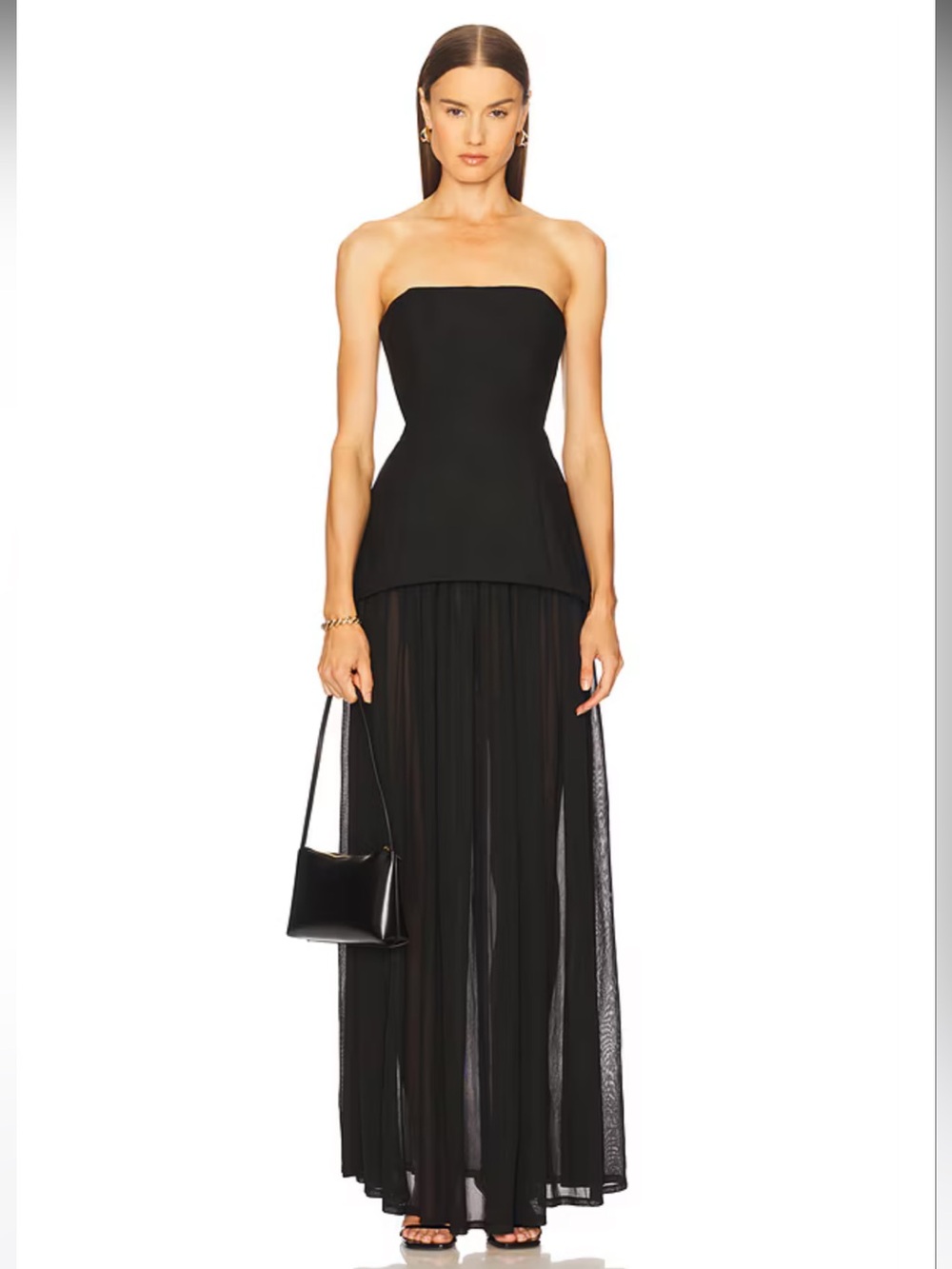 NWOT! Michael Costello x REVOLVE Ruiz Maxi Dress in Black